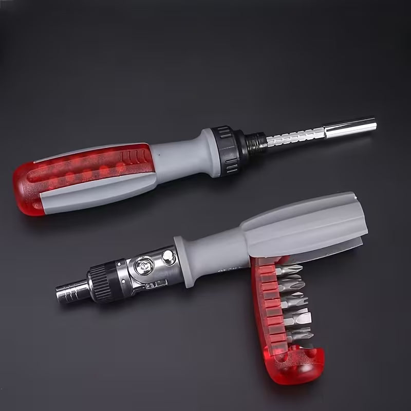 Heavy-Duty Manual Ratchet Screwdriver Set