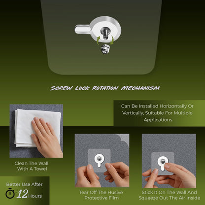 Punch-Free Screw Stickers