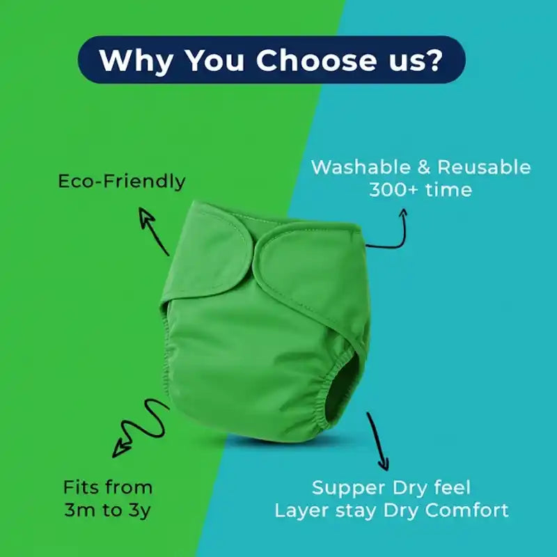 Kids 300x Reusable Comfy Diaper