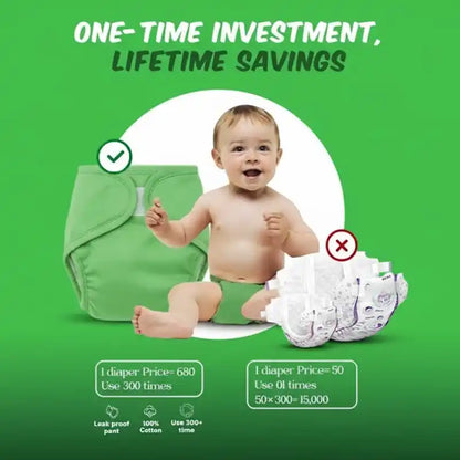 Kids 300x Reusable Comfy Diaper