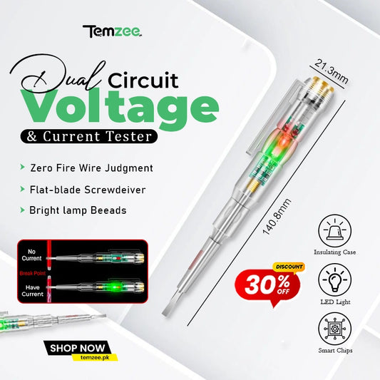 Dual Circuit Voltage & Current Tester
