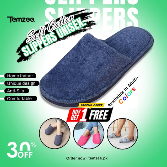 Soft Cotton Slippers