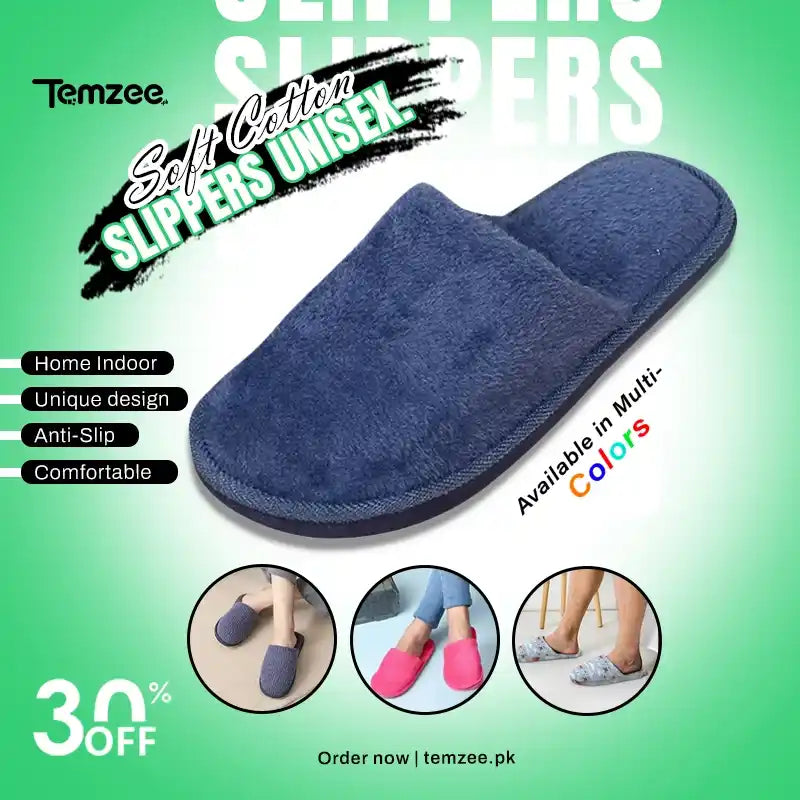Soft Cotton Slippers