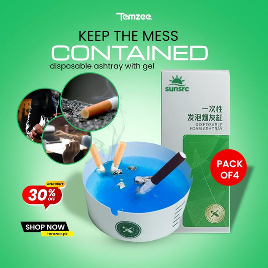 Disposable Ashtray WIth Gel