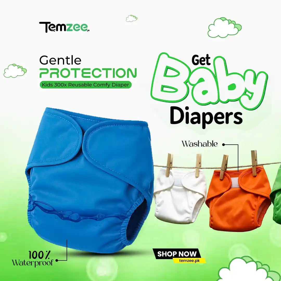 Kids 300x Reusable Comfy Diaper